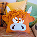 Highland Cow Cushion pattern
