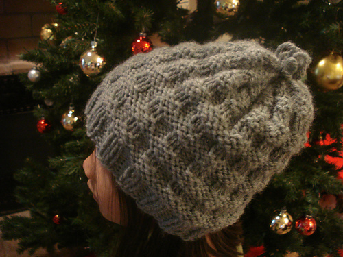 Beehive Hat and Fingerless Mitts photo 1