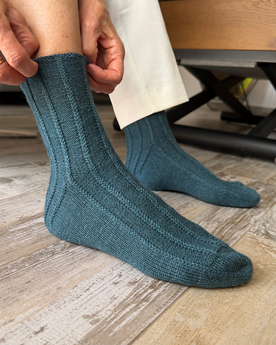French Braid Socks