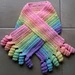 Curly Shirley Scarf pattern 