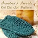 Grandma's Favorite Knit Dishcloth pattern 