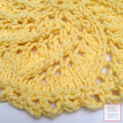 Ravelry Lemon Swirl Knit Dishcloth pattern by Jill Swensen