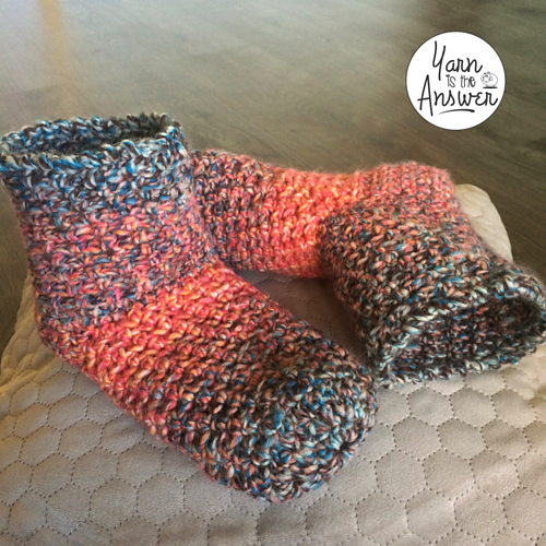 Wooly slipper socks photo 3