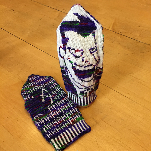 Ravelry: Why So Serious Mittens pattern by Claire Ketelsen