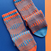 OFFSET WAVE SOCKS pattern 