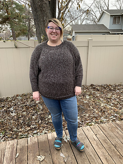 58" FO on 52" bust (6" of positive ease.)