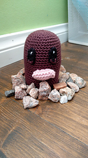 Ravelry: Diglett pattern by Manne Lindén