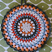 Simple Folk Circle Potholder pattern