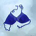 Swimsuit wave pattern 