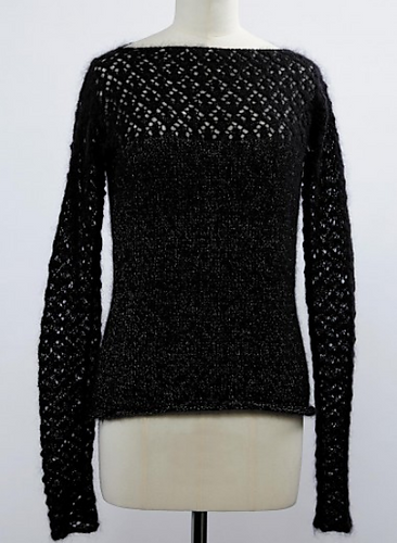n°31 Pull ajouré dentelle - M0446
