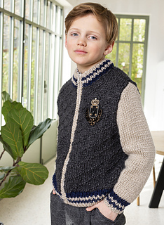 Ravelry: Blouson garçon teddy zippé Albert - M2672 pattern by