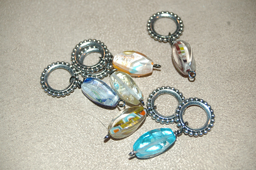 I-Cord Holder with Recycled Earring Stitch Markers photo 12