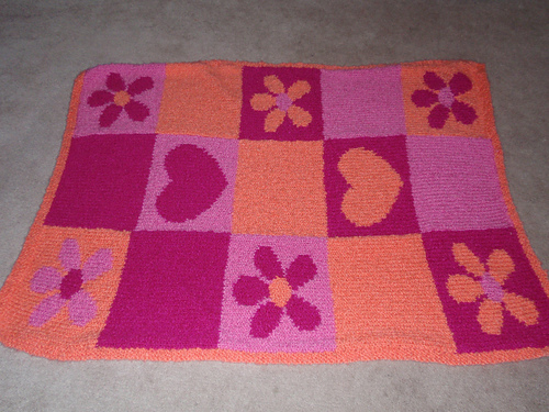 Hearts and Flowers Blanket photo 4
