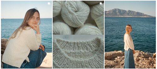 Matching Beach day Jumper with Le Coton & Alpaca 