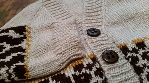3 Month Squirrel Cardigan - Details