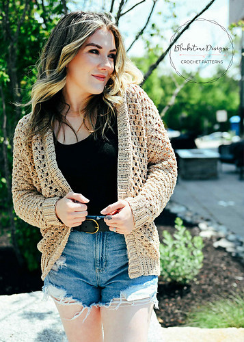 Oversized Granny Stitch Cardigan - Adult - Sonya Blackstone