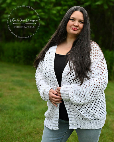 Oversized Granny Stitch Cardigan - Adult - Sonya Blackstone