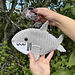 Shark Sunglass Pouch pattern 