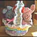 Rainbows and Ruffles Easter Basket pattern 