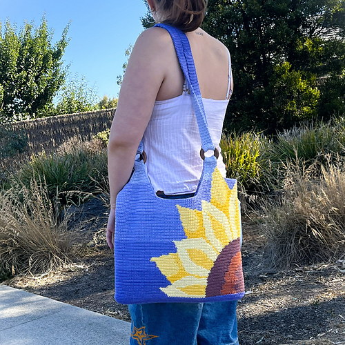 Sunflower Bloom Gradient Bag