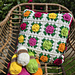 Granny Rose Cushion pattern 