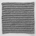 Back Loops Square for Checkerboard Textures Throw pattern 