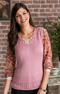 Ladies Diamond Knit Pattern Vest by Why Dress-Khaki