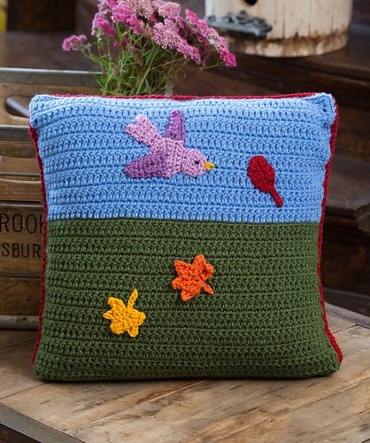 Ravelry: Falling Leaves Pillow pattern by Michele Wilcox