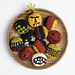 Fright and Delight Baubles pattern 