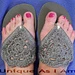 Flip Flop Sandals pattern 