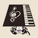 I Love Music blanket pattern