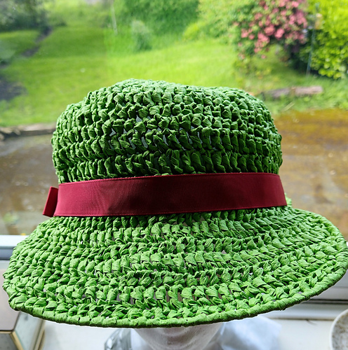 Crochet Raffia Hat photo 5