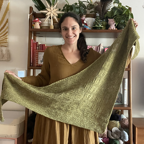 Patterns Using Shawlie Ravelry: Texture Plaid Shawl pattern by Annie Lupton