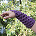 Crocodile Stitch Gauntlets pattern 