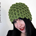 Crocodile Stitch Cloche pattern 