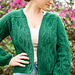 Diamond Trellis Heirloom Cardigan pattern