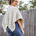 Simple Diamond Heirloom Poncho pattern 