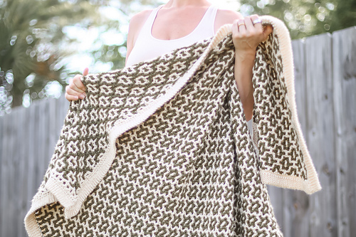 Woven Tiles Heirloom Throw Blanket