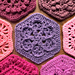 All the Hexies: Heather pattern