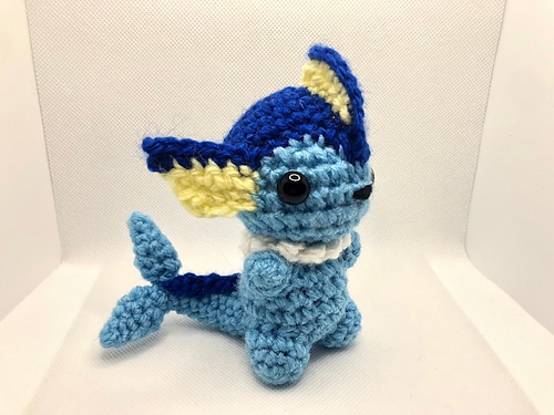 Chibi Vaporeon Amigurumi - Carolyn Lloyd