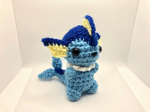 Chibi Vaporeon Amigurumi - Carolyn Lloyd