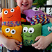 Huggy Monster Pillow pattern