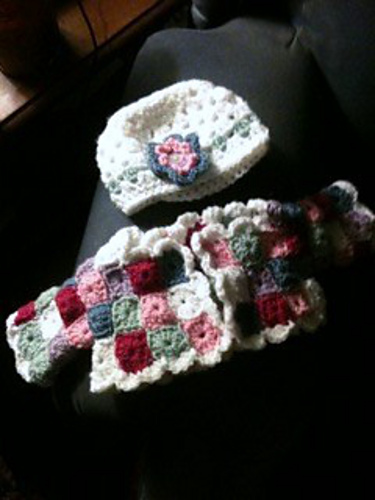 Little Squares Baby Cardi photo 3