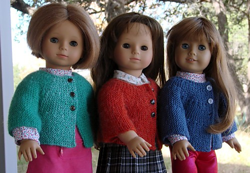 Sideways Knit Doll Cardigan photo 1