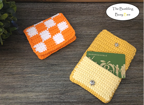 Checkered Card Holder Wallet photo 8