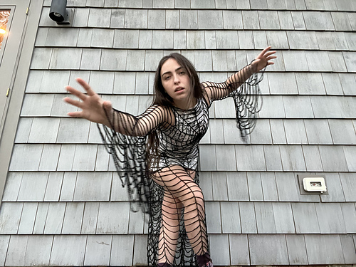 Spider Web Dress - Butterfly Blues Crochet