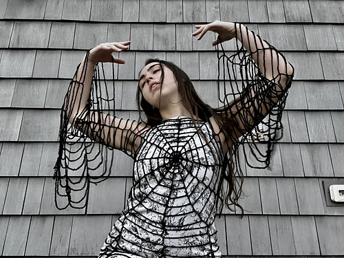 Spider Web Dress - Butterfly Blues Crochet