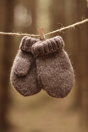 Vinterlune votter (barn) - By Mois