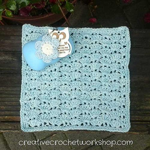 Thistle Washcloth photo 2