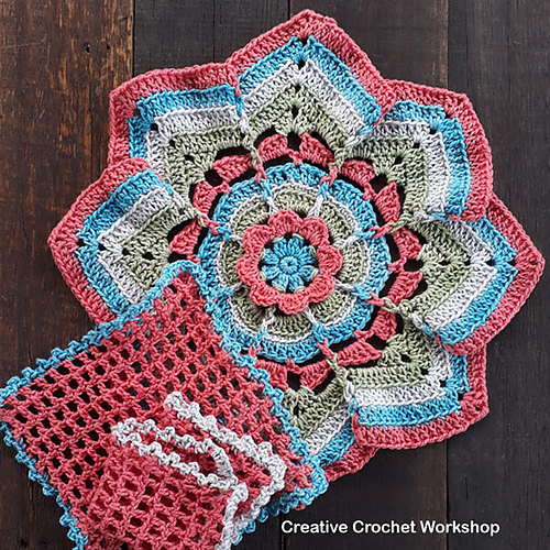 Flower Burst Potholder photo 1